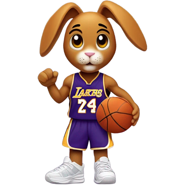 Ginger Bunny Kobe Bryant emoji
