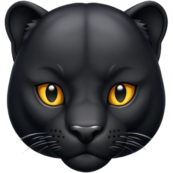 Una pantera emoji