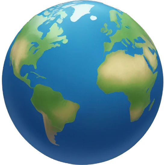 north america globe emoji