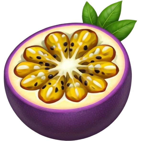 Create a passion fruit emoji emoji