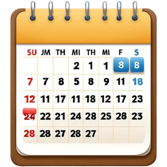 Calendar emoji
