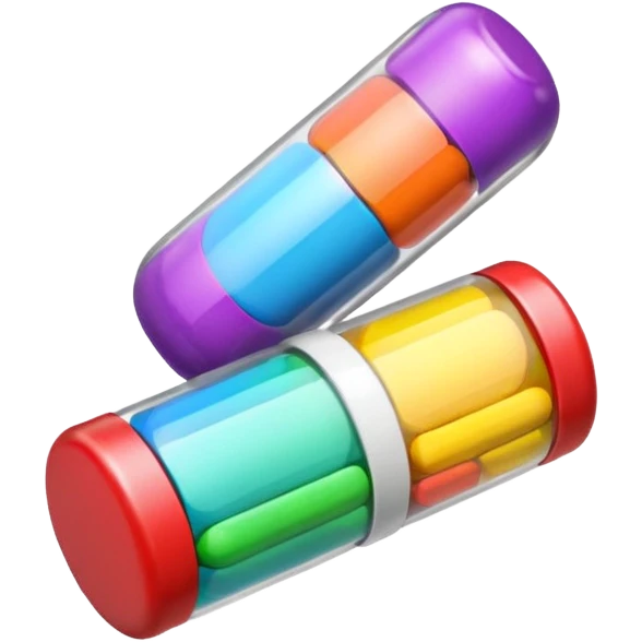 rainbow pills emoji