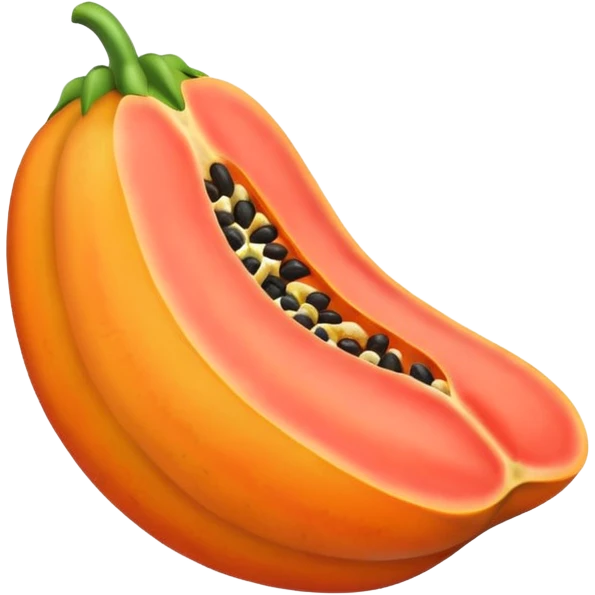 Papaya emoji