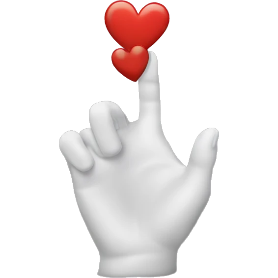 kissing hand emoji