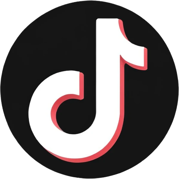 Logo tiktok noir et blanc emoji