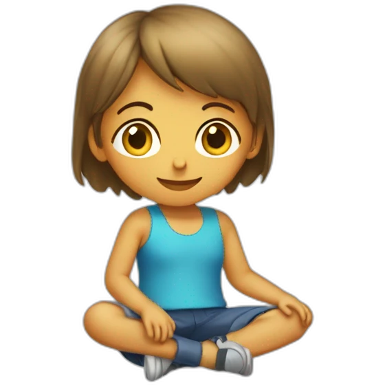 Fille assis sur un garçon emoji