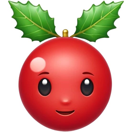 Holly berry emoji