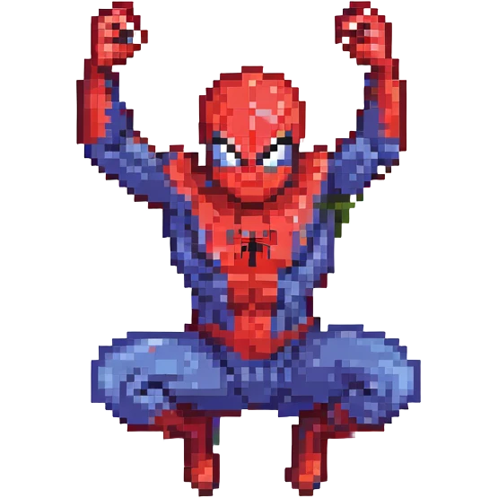 spider man in action pose emoji