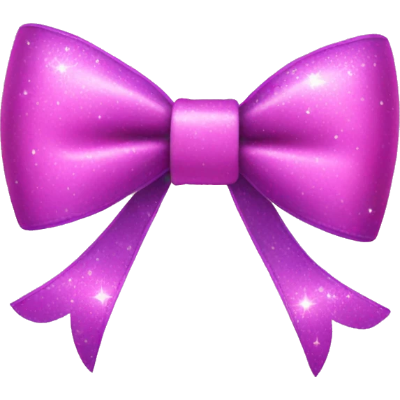 Bow on disco emoji