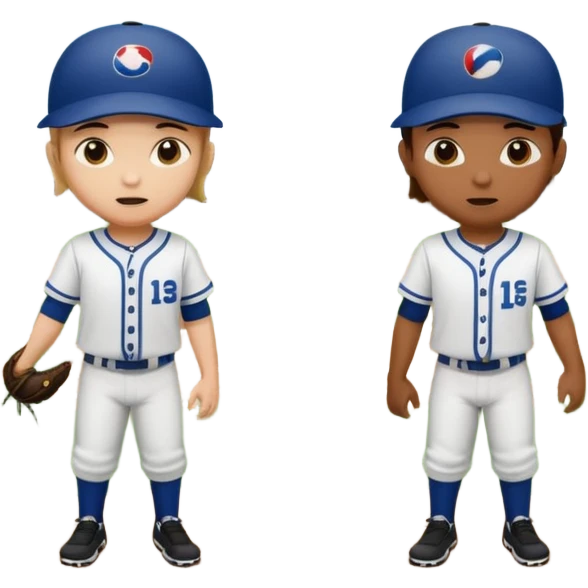 quiero dos equipos enemigos de baseball vs emoji