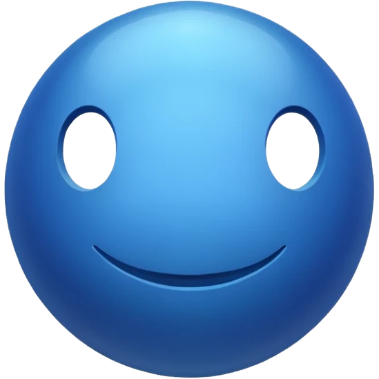 Blue cool  emoji