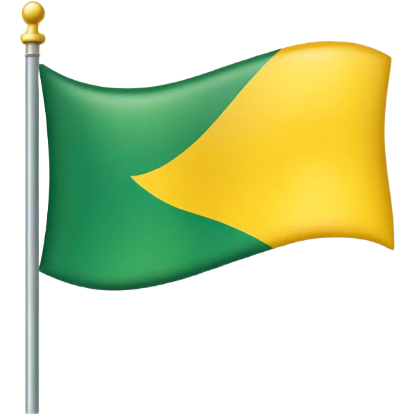 Yeşil sarı bayrak emoji emoji