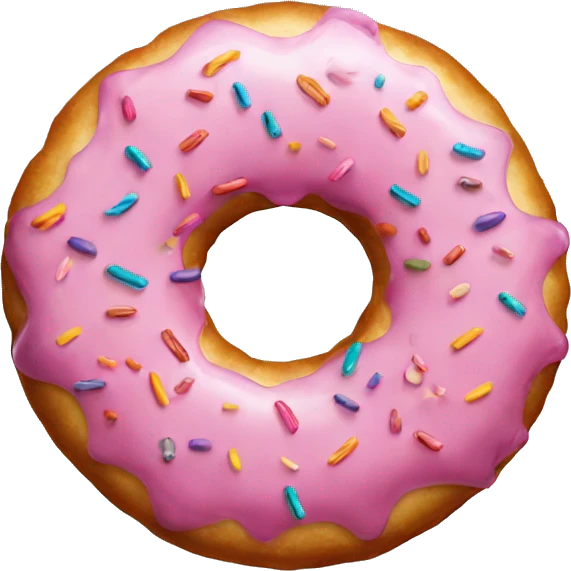 Donut shaped balloon emoji