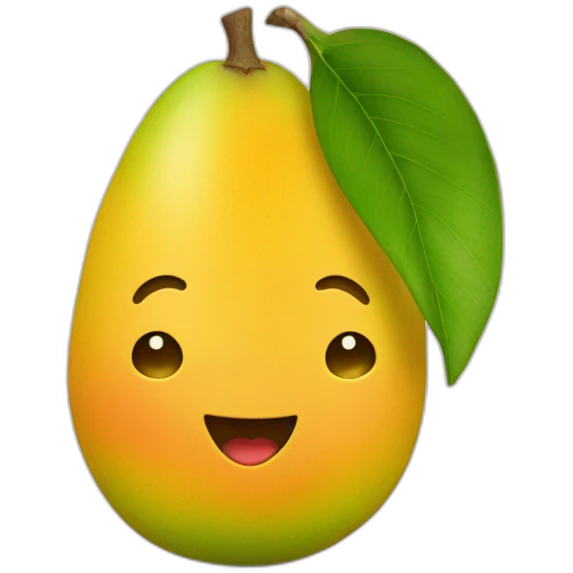 Mango with kemon emoji
