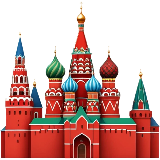 Кремль аккуратно зачеркнутый без фона emoji