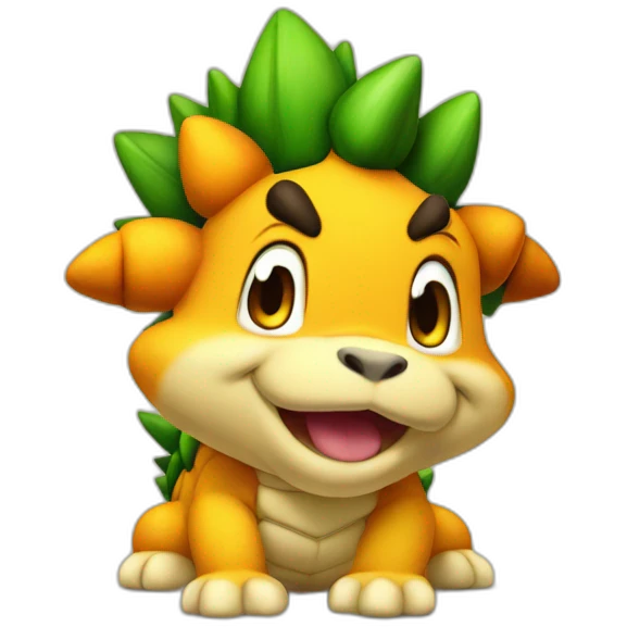 baby bowser emoji