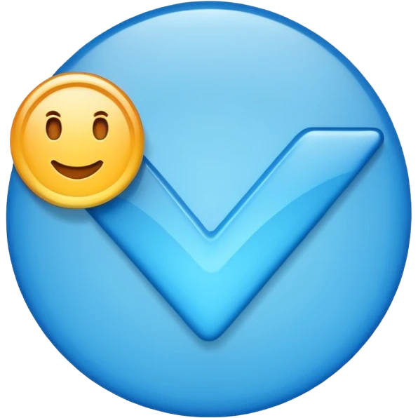 Centang biru emoji