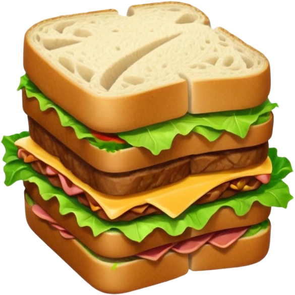 Fist in a sandwich emoji