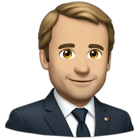 Macron sur tibo emoji