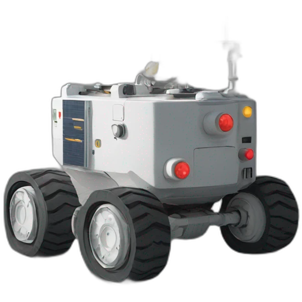 Moon Rover minimal emoji