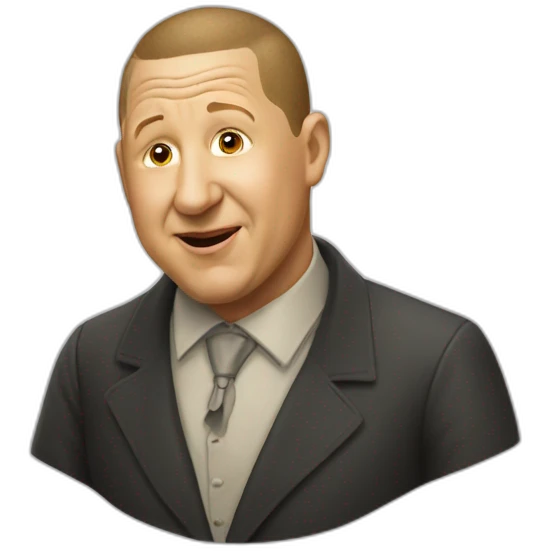 Curly Howard emoji
