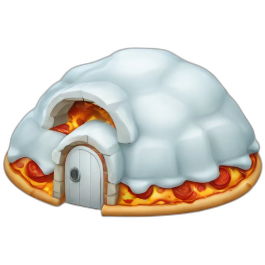 igloo pizza emoji