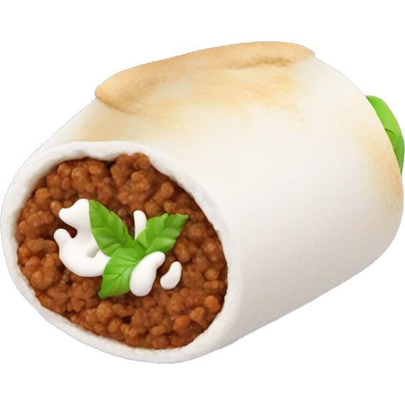 puttu a food fro kerala which looks like a burrito which is white but has no fillings and holes inside emoji
