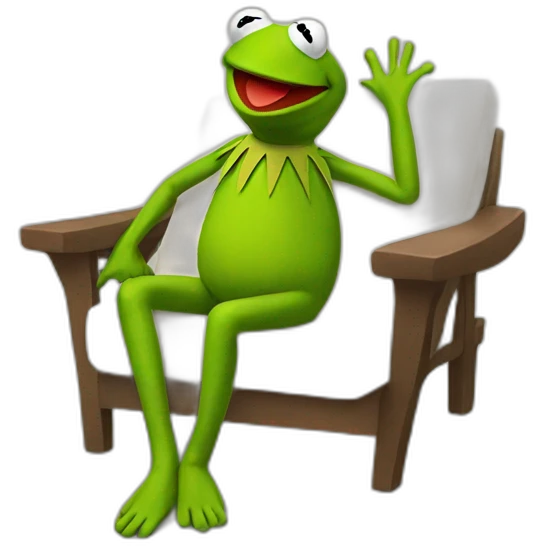 kermit relax emoji