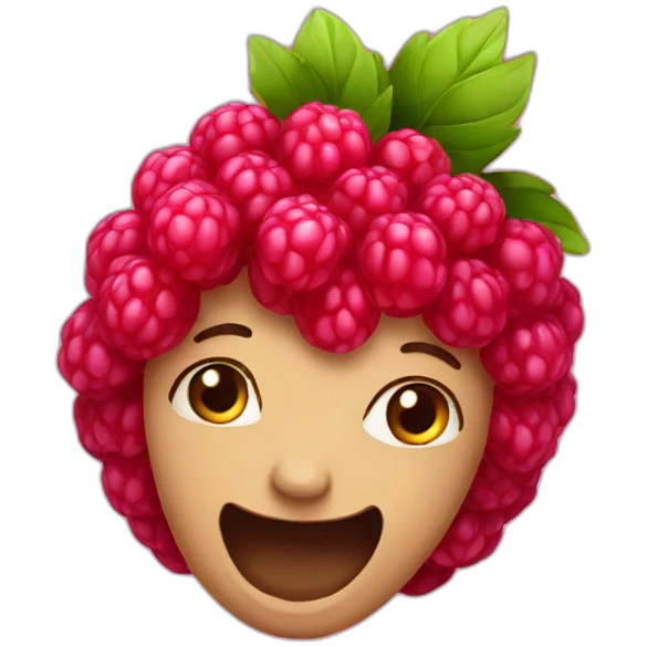 Rasberry emoji