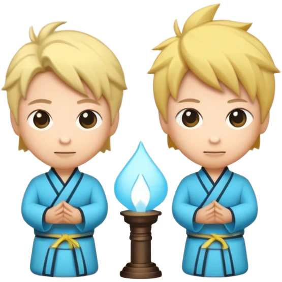  luminário japonesas roxas e ciano emoji