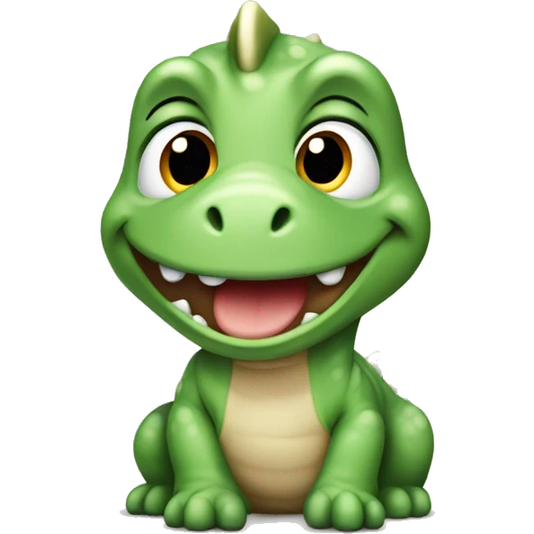 Bébé Dinosaure tout mignon  emoji