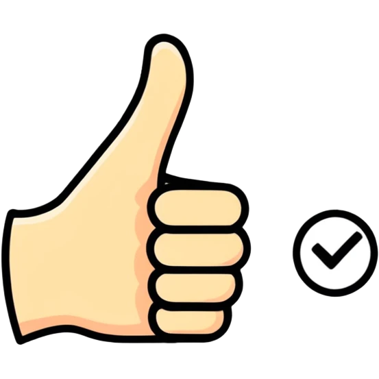 Thumbs down for bad money emoji