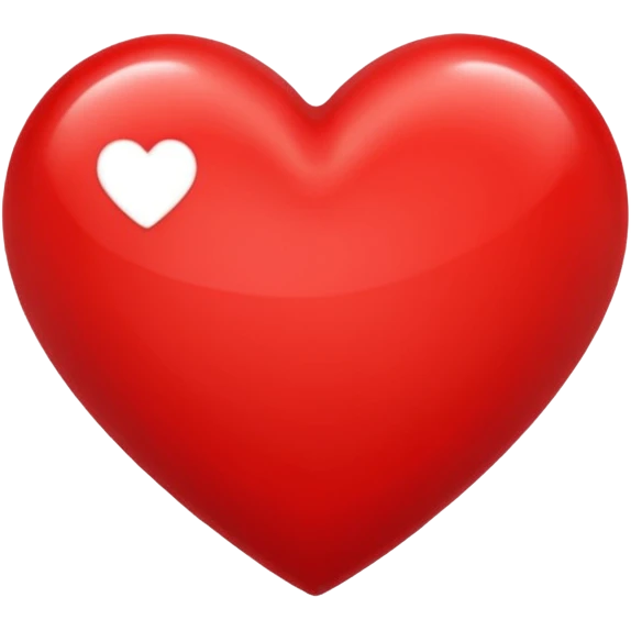 red beating heart symbolizing love emoji