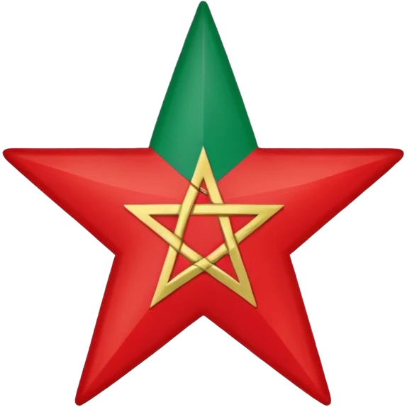 Drapeau du Maroc original emoji
