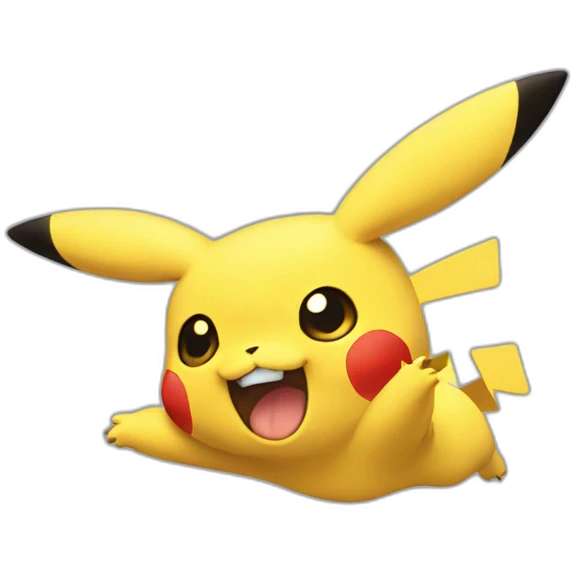 Pikachu backflip emoji