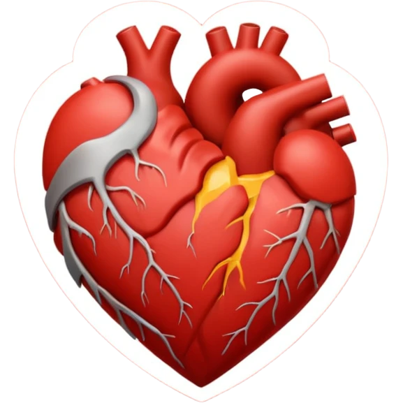 red beating heart emoji