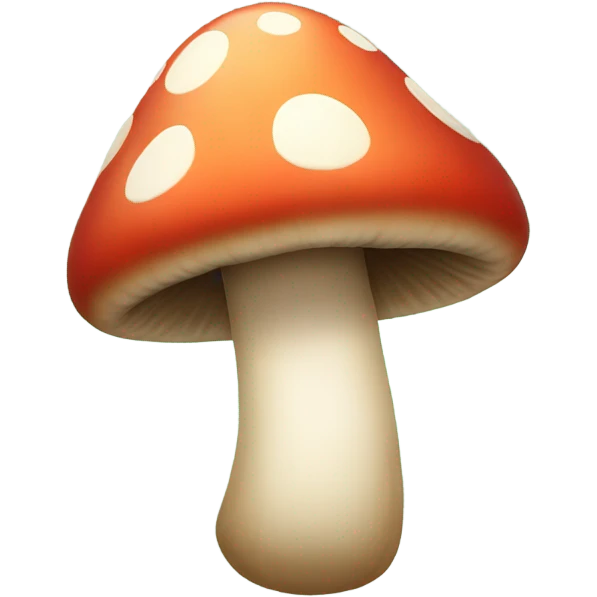 Singing mushroom emoji