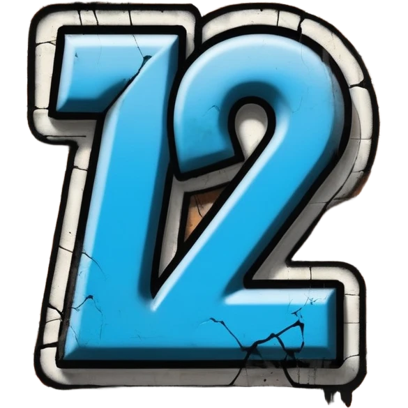 Граффити надпись: 72 emoji