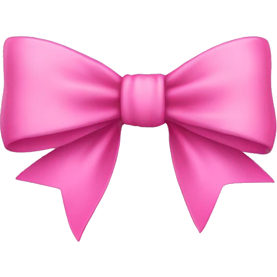 Pink bow  emoji