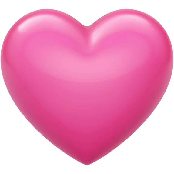 A heart that expresses a deep love for someone. With a pink style. And a 3d look emoji