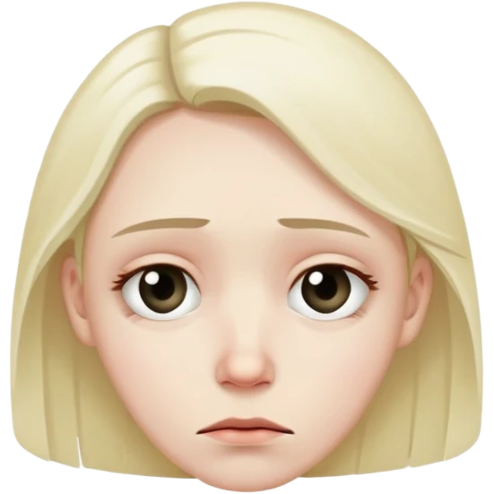 Someone who is really depressed emoji