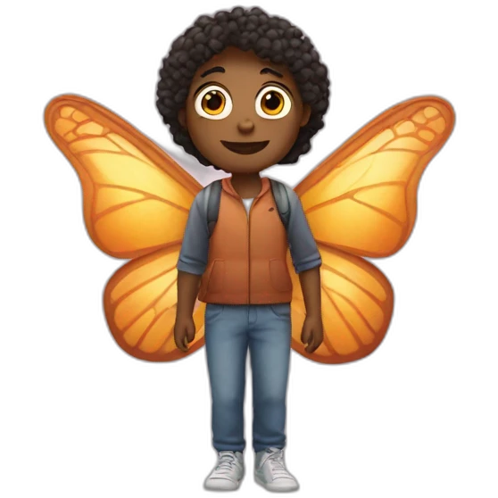 100 emoji with butterfly wings  emoji