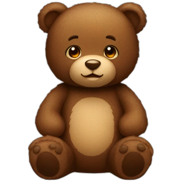 Teddy bear what choclate emoji