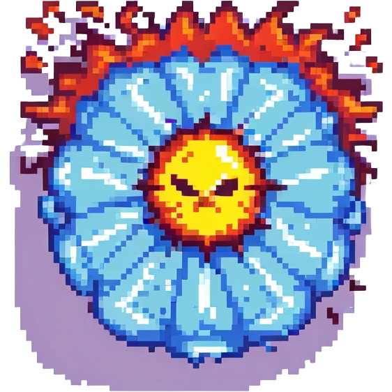 comic explosion with angry symbols like @#$!, retro pixel art style, no text emoji