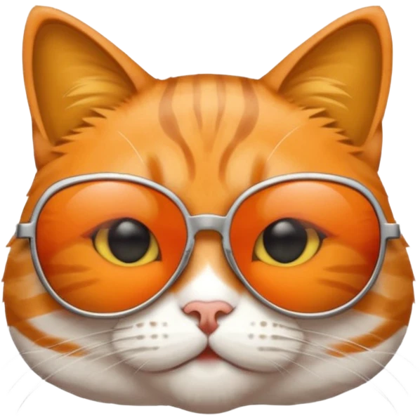 Cat wearing sunglasses emoji