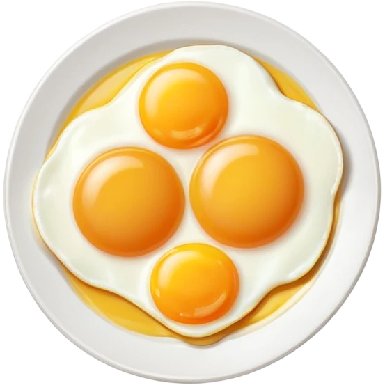 one egg on plate emoji