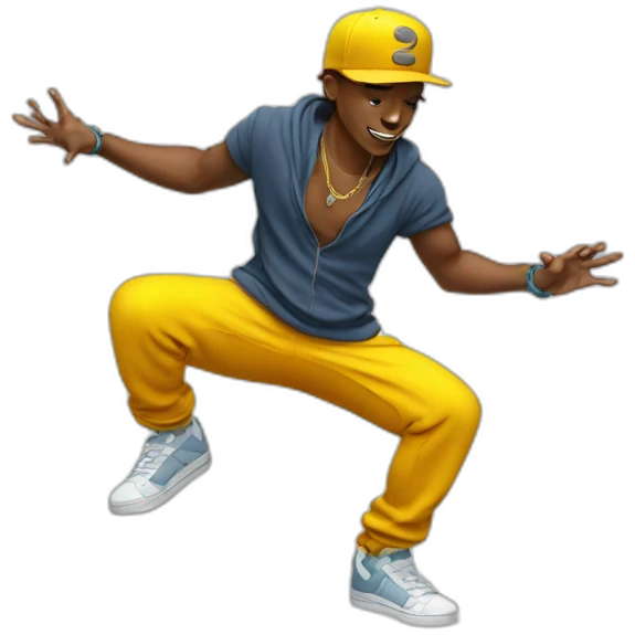 Break dancer ninety emoji