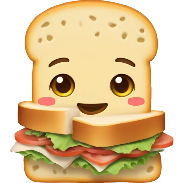 cute sandwich emoji