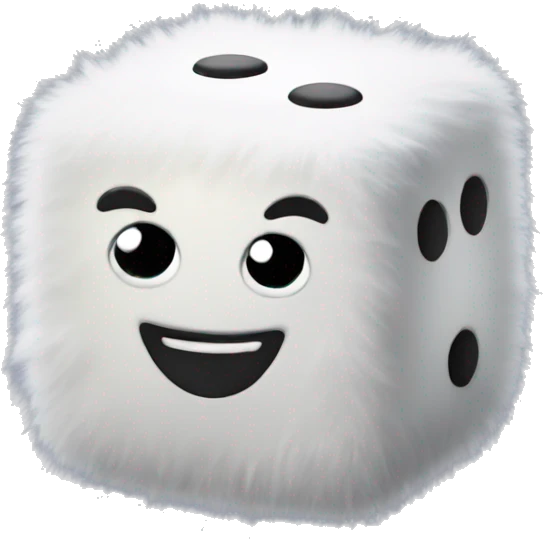 Fluffy dice emoji