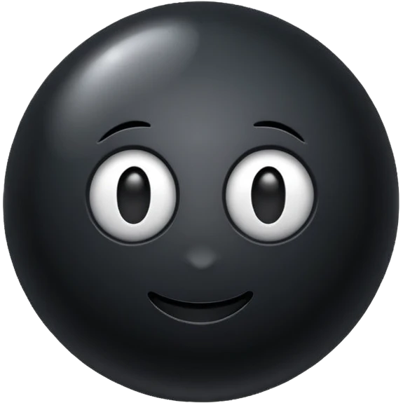MB black ball emoji